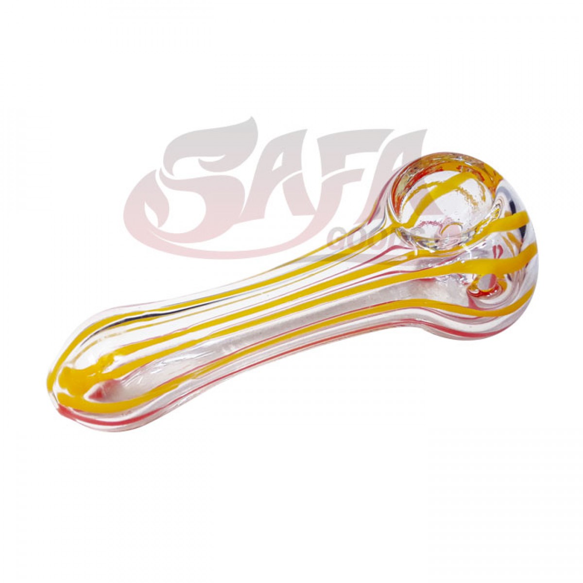 4 Inch Glass Hand Pipes - Linework 5pc Bundle
